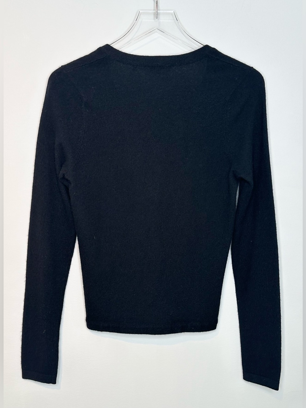 Vince Black Cashmere Button Front Women's Cardigan Sweater Top - Picture 2 of 10